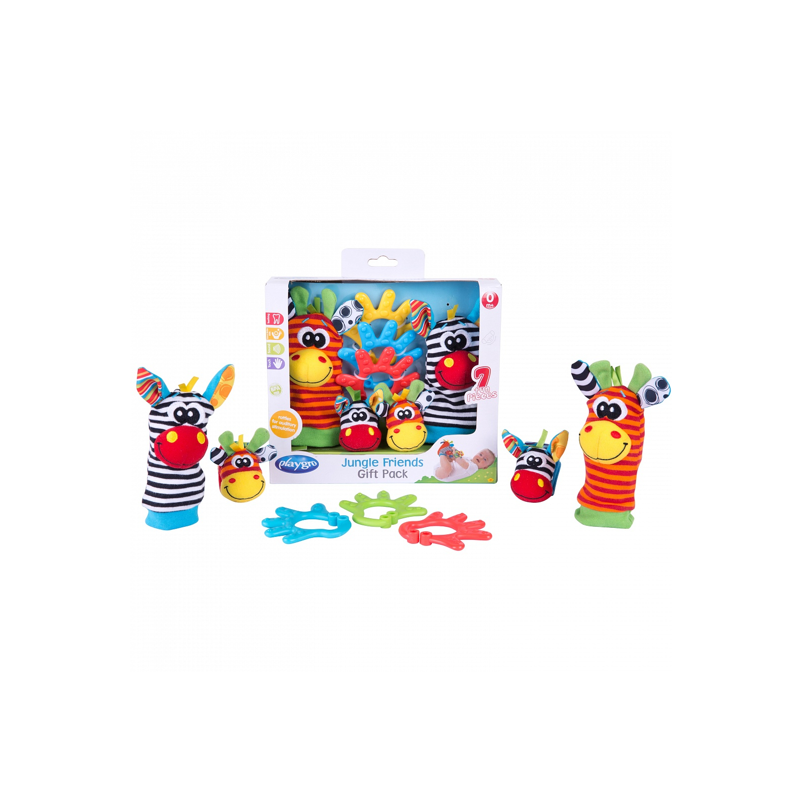 Погремушка Playgro Подарочный набор Джунгли (70376)