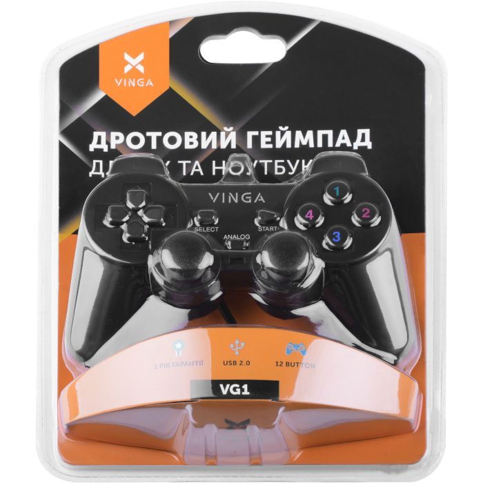 Геймпад Vinga VG1 Black изображение 7