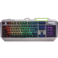 Клавиатура Defender Stainless steel GK-150DL RU RGB (45150)