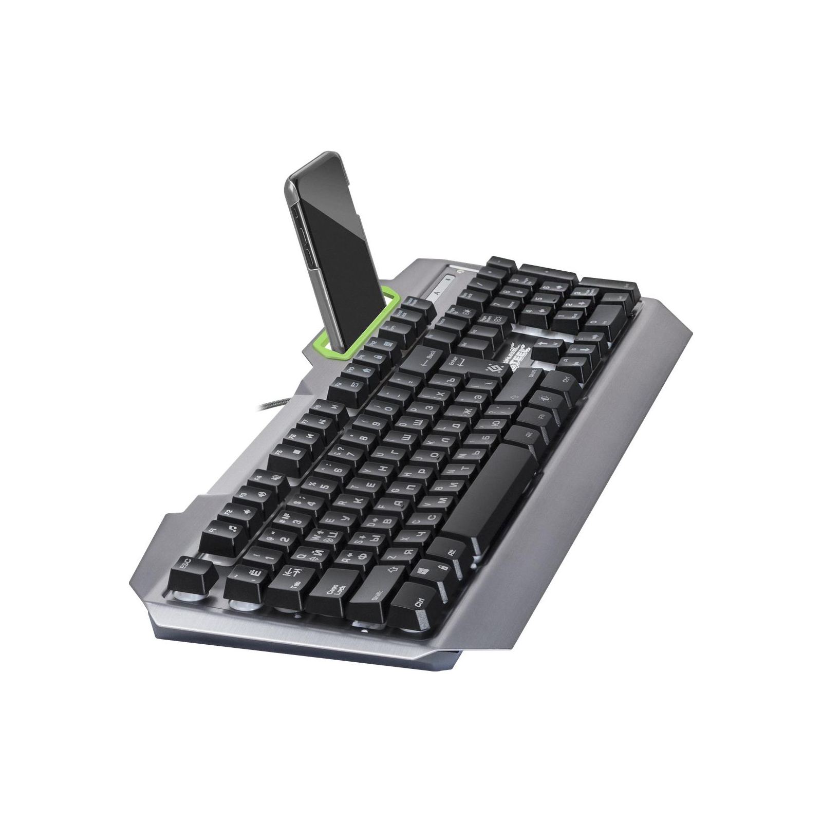 Клавіатура Defender Stainless steel GK-150DL RU RGB (45150) зображення 4