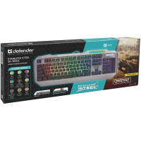 Клавиатура Defender Stainless steel GK-150DL RU RGB (45150) изображение 6
