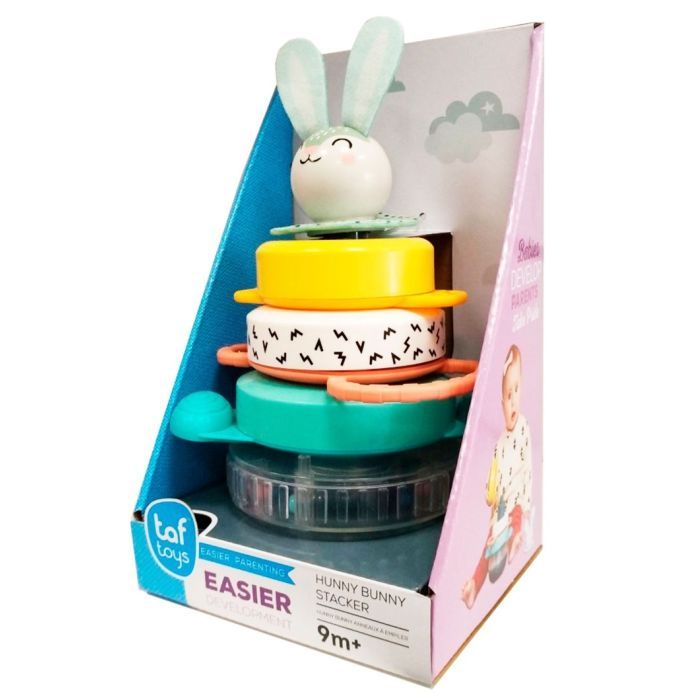 Развивающая игрушка Taf Toys пирамидка Кролик коллекция Полярное сияние (12445) изображение 3