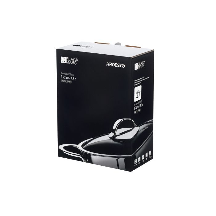 Кастрюля Ardesto Black Mars1,8 л (AR0718S) изображение 7