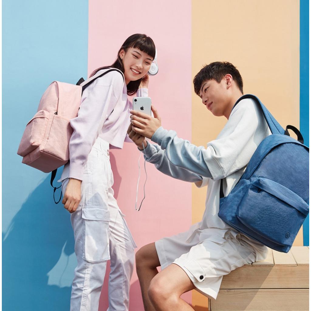 Рюкзак туристический Xiaomi 14" RunMi 90 Points Youth College Backpack Pink (6972125147998_) изображение 3