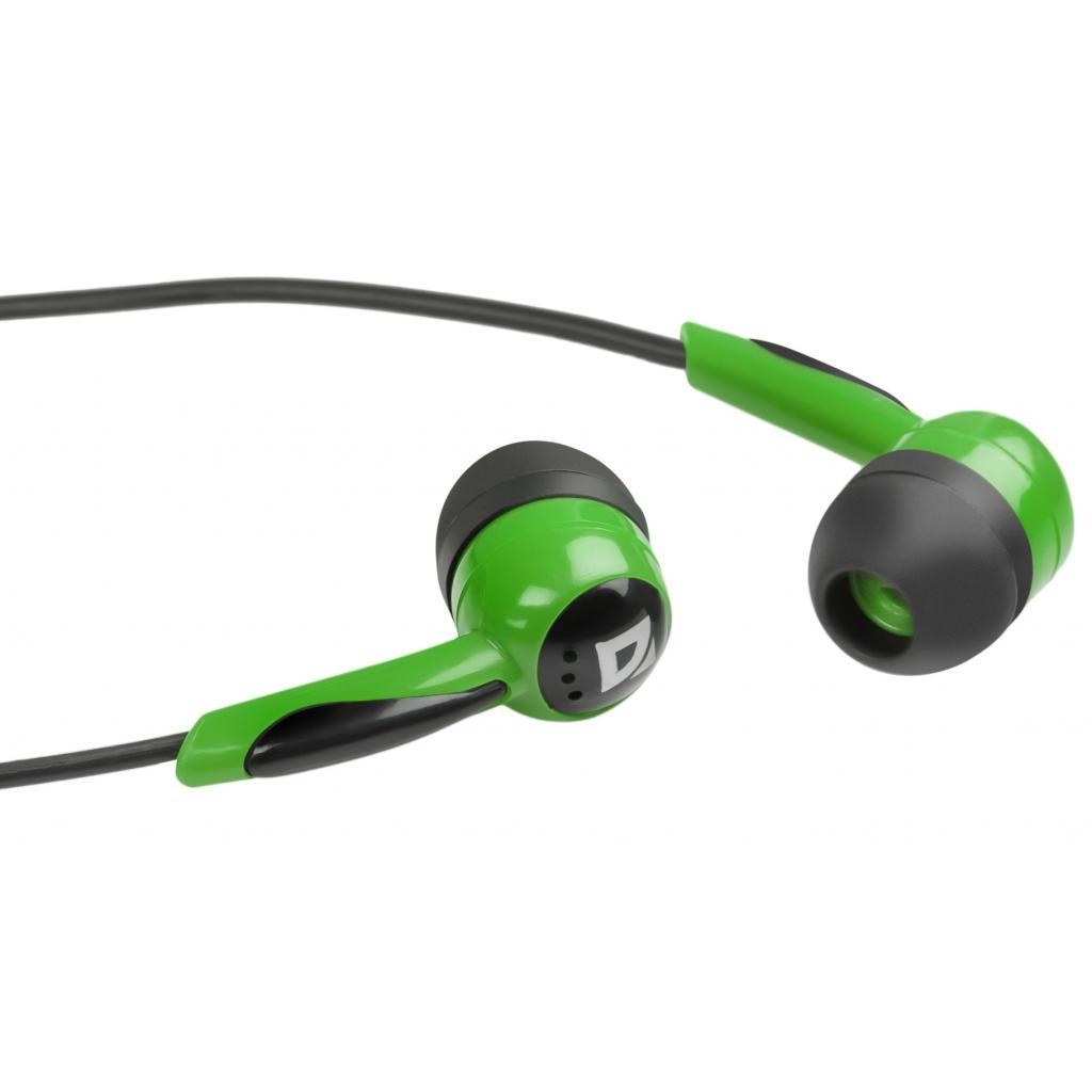 Навушники Defender Basic 604 Black-Green (63607) зображення 2