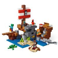 Конструктор LEGO MINECRAFT Приключения на пиратском корабле 386 деталей (21152) изображение 4