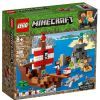 Конструктор LEGO MINECRAFT Приключения на пиратском корабле 386 деталей (21152)