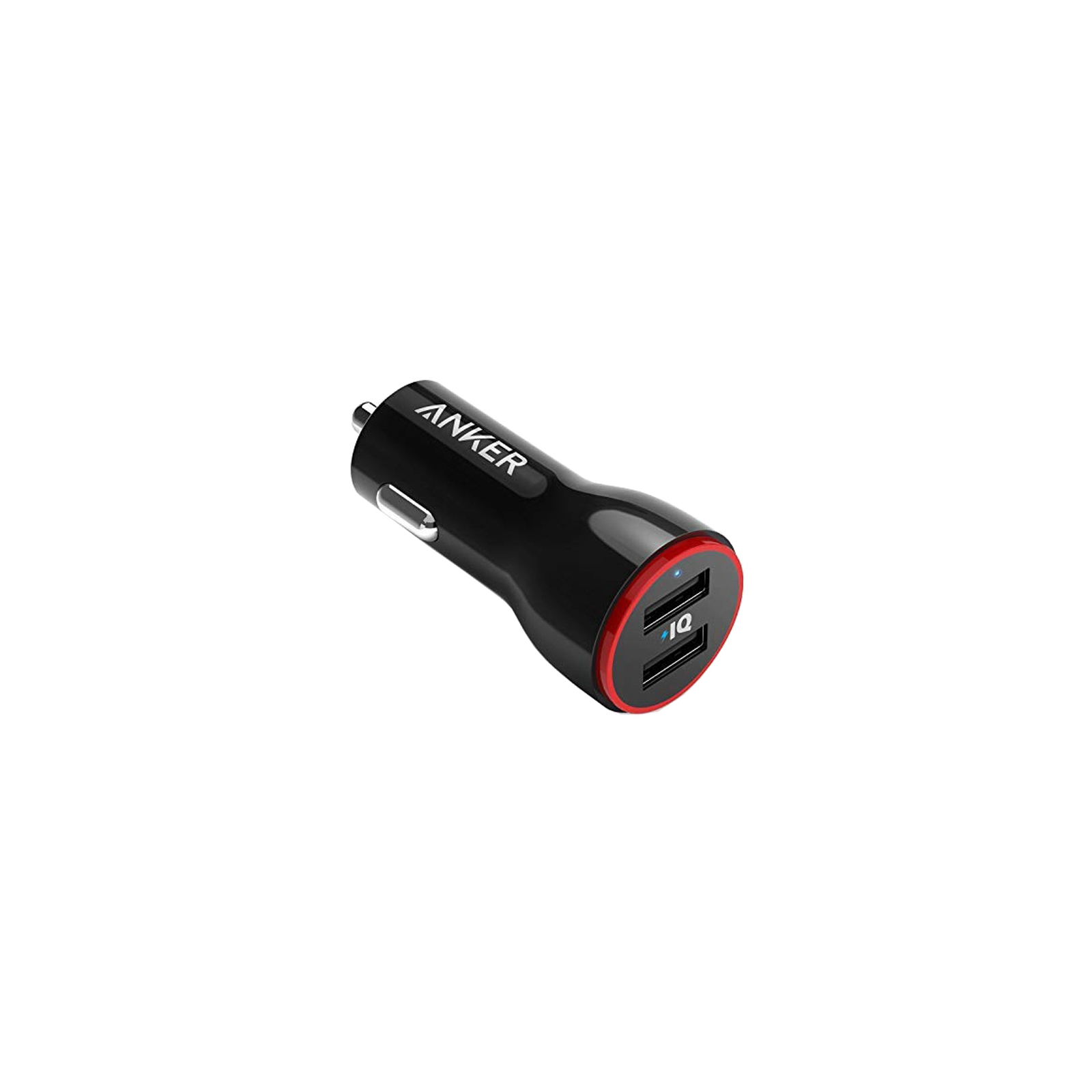Зарядний пристрій Anker PowerDrive 2 24W 2xUSB V3 (Black) (A2310G11)