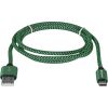 Дата кабель USB 2.0 AM to USB-C 1.0m PRO green Defender (87816) зображення 2