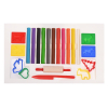 Набір для творчості Becks Plastilin Набір пластиліну 10 кольорів з аксесуарами (B100338) зображення 2