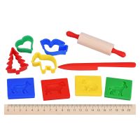 Набор для творчества Becks Plastilin Набор пластилина 10 цветов с аксессуарами для лепки (B100338) изображение 5