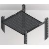 Полка 19" 1U глуб. 350-440мм, RAL 9005 Mirsan (MR.HRM1U35.01)