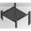 Полка 19" 1U глуб. 350-440мм, RAL 9005 Mirsan (MR.HRM1U35.01)