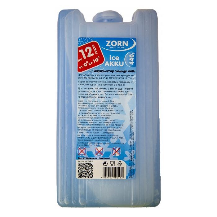 Аккумулятор холода Zorn IceAkku 1x440g blue (4251702500152)