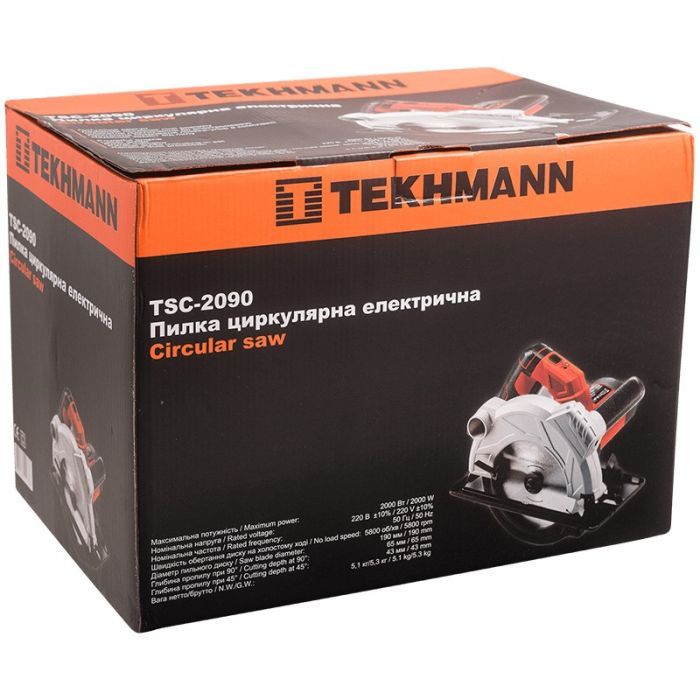 Дискова пила Tekhmann TSC-2090 (845415) зображення 8