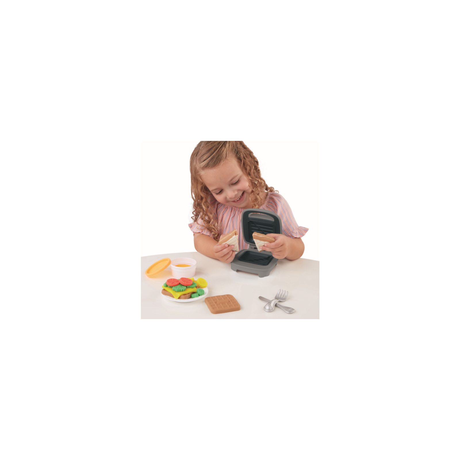 Набор для творчества Hasbro Play-Doh Сырный сэндвич (E7623) изображение 4