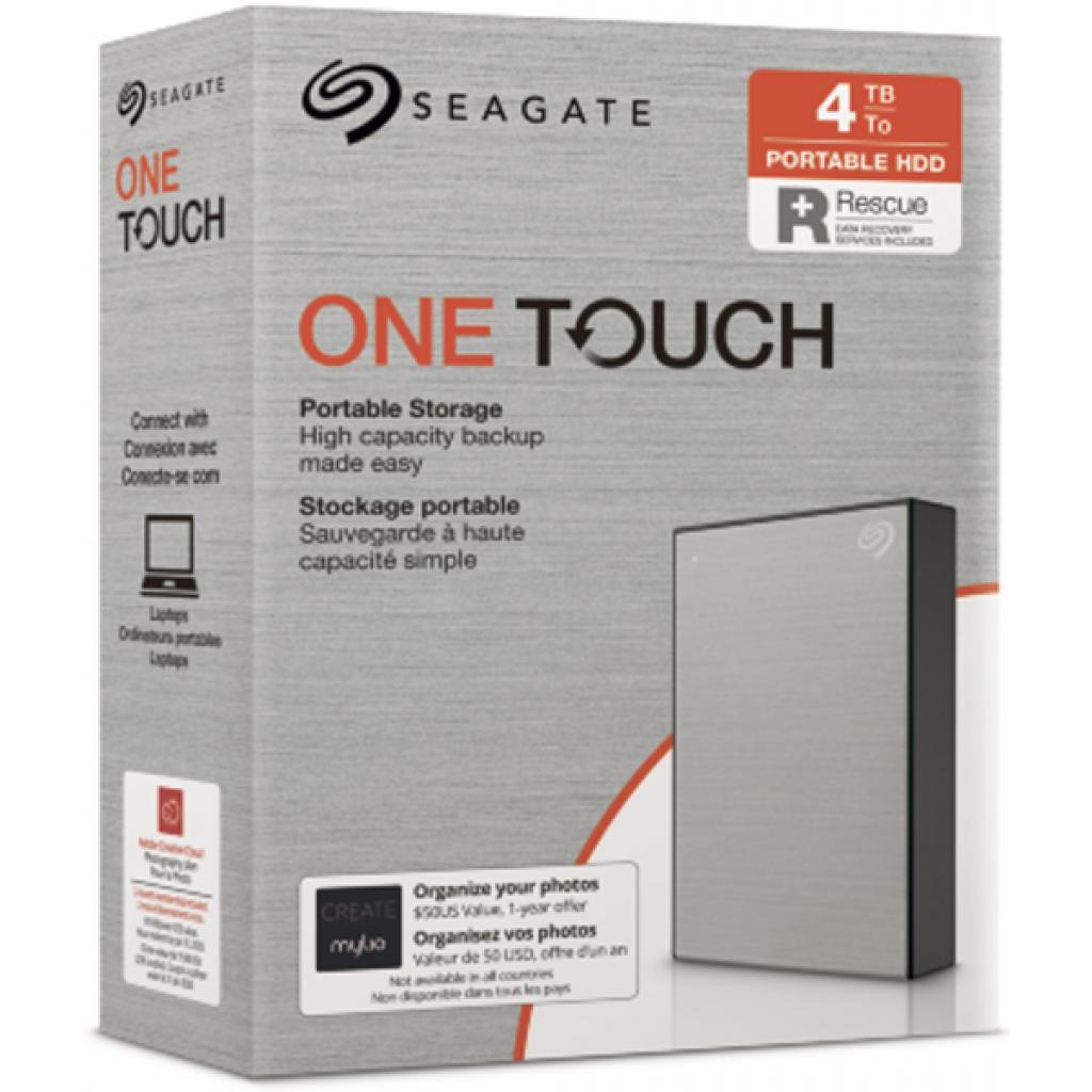 Зовнішній жорсткий диск 2.5" 4TB One Touch USB 3.2 Seagate (STKC4000402) зображення 8