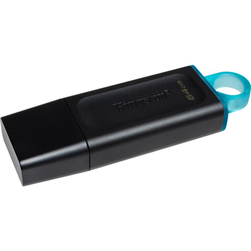 USB флеш накопичувач Kingston 64GB DataTraveler Exodia Black/Teal USB 3.2 (DTX/64GB) зображення 2