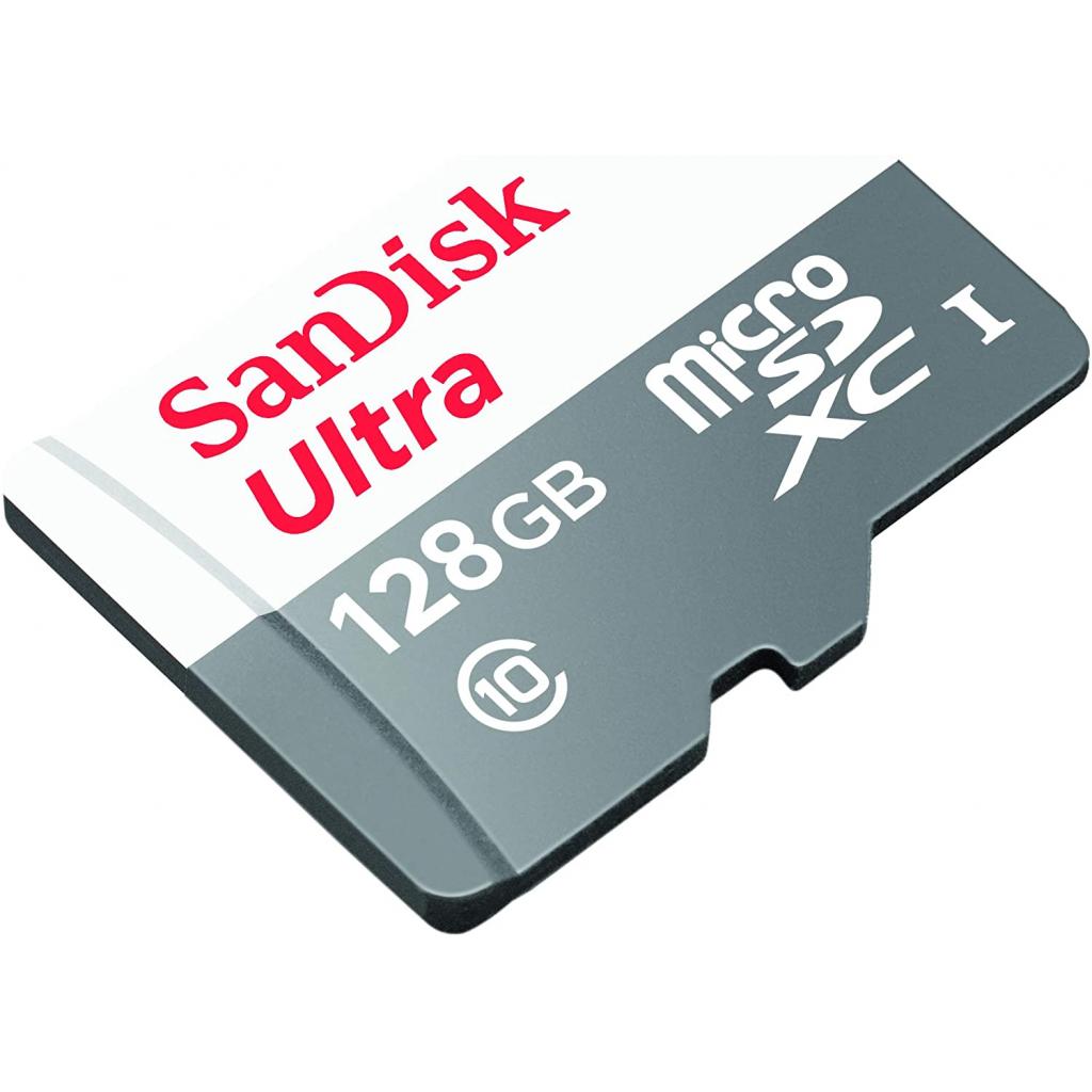 Карта пам'яті SanDisk 128GB microSDHC class 10 UHS-I Ultra (SDSQUNR-128G-GN3MA) зображення 2