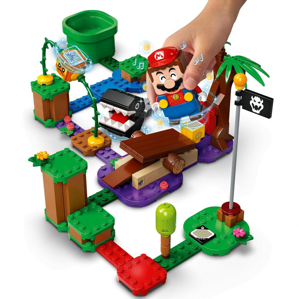 Конструктор LEGO Super Mario Встреча в джунглях с Кусакой на цепи. Дополнител (71381) изображение 6