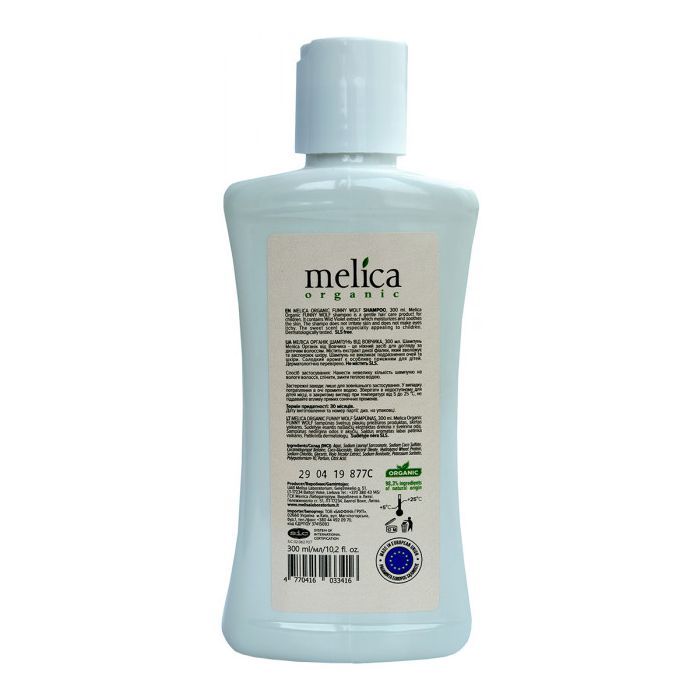 Детский шампунь Melica Organic от волчонка 300 мл (4770416033416) изображение 2