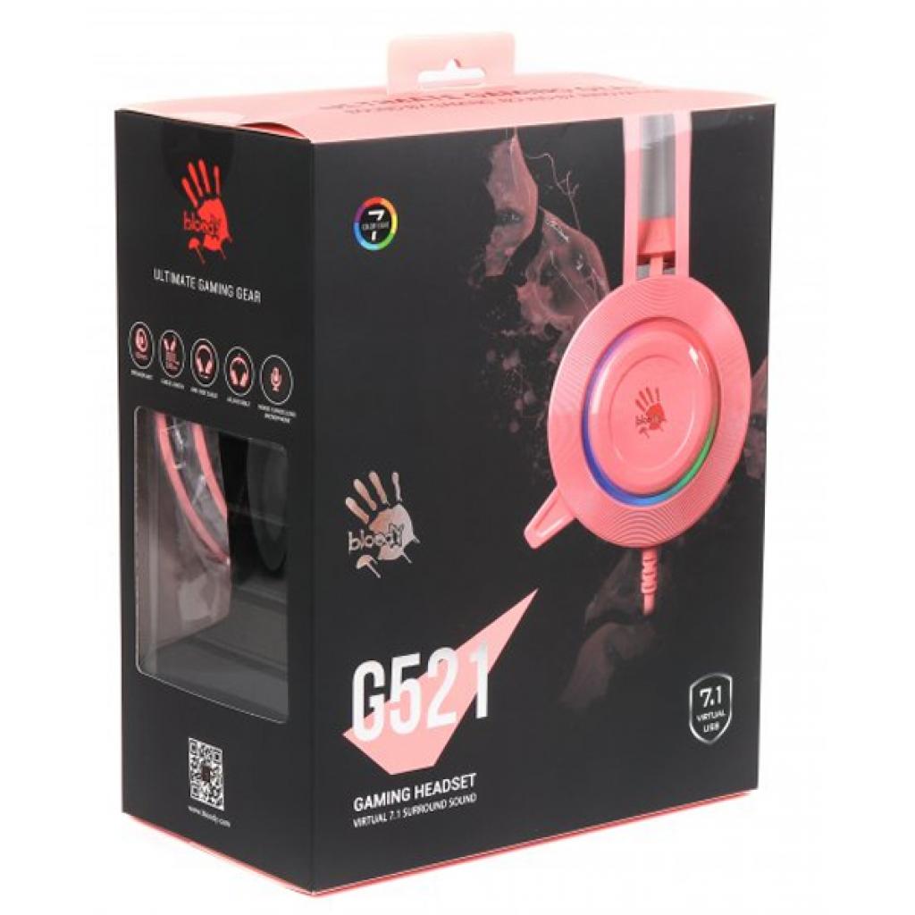 Навушники A4Tech Bloody G521 Pink зображення 6