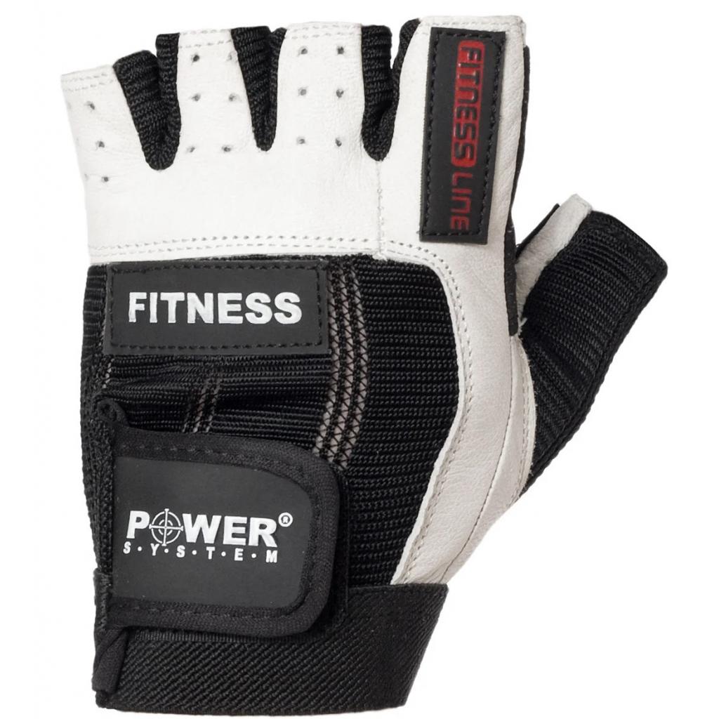 Рукавички для фітнесу Power System Fitness PS-2300 L Black/White (PS-2300_L_Black-White) зображення 3