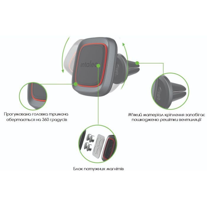Универсальный автодержатель Intaleo CM01GG (1283126483660) изображение 3