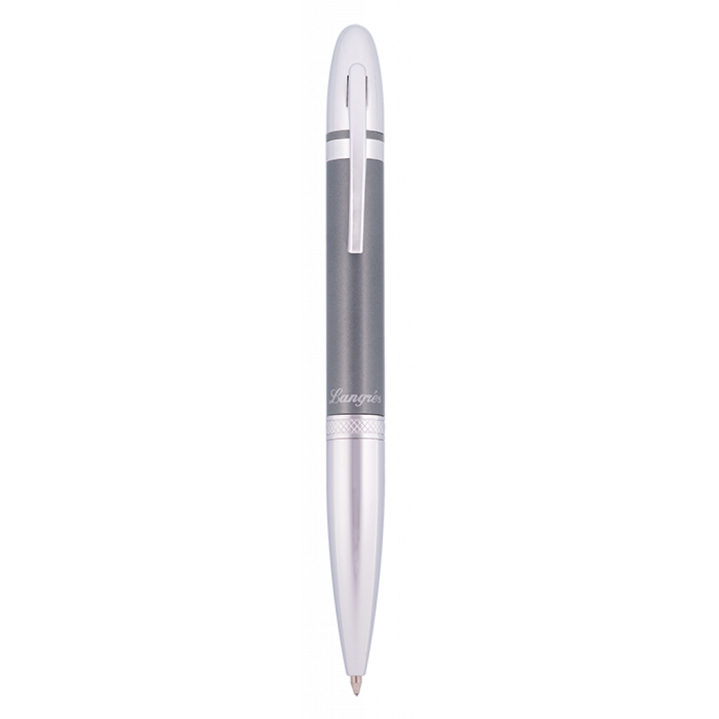 Ручка шариковая Langres набор ручка + крючок для сумки Lightness Черный (LS.122030-01) изображение 3