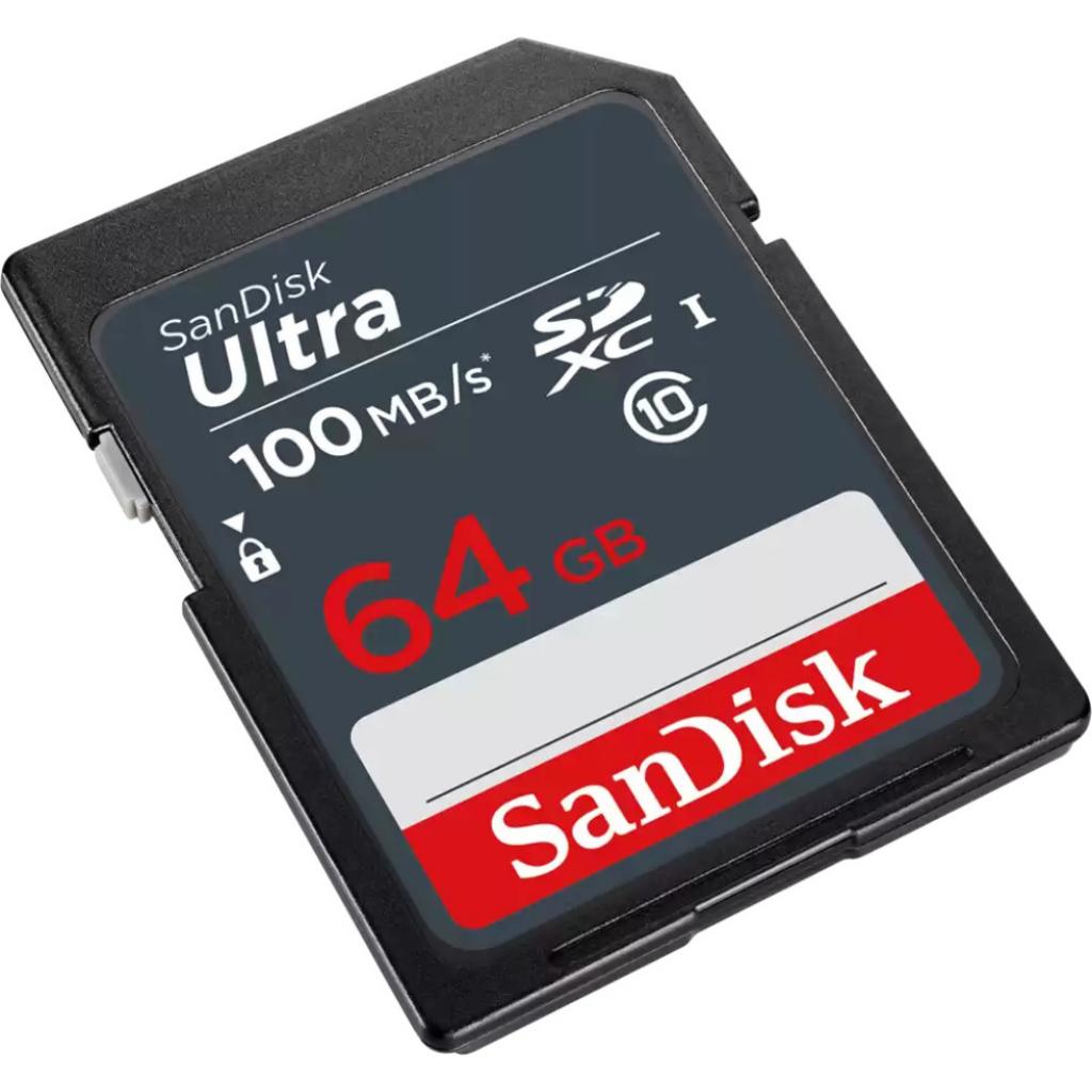 Карта пам'яті SanDisk 64GB SDXC class 10 UHS-1 (SDSDUNR-064G-GN3IN) зображення 2