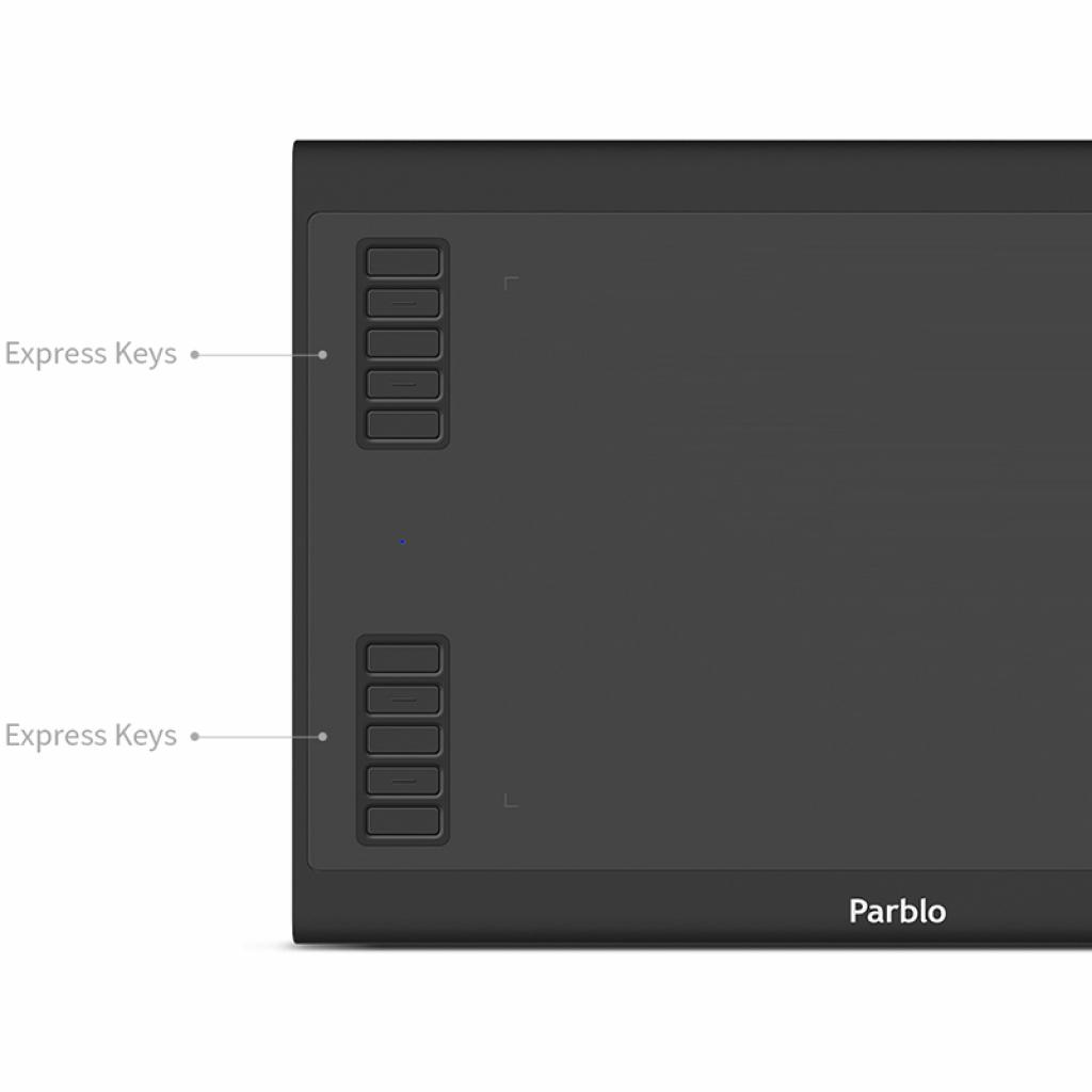 Графічний планшет Parblo A610 Plus V2 Black (A610PLUSV2) зображення 3