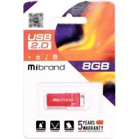 USB флеш накопитель Mibrand 8GB Сhameleon Red USB 2.0 (MI2.0/CH8U6R) изображение 2