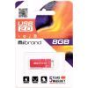 USB флеш накопитель Mibrand 8GB Сhameleon Red USB 2.0 (MI2.0/CH8U6R) изображение 2