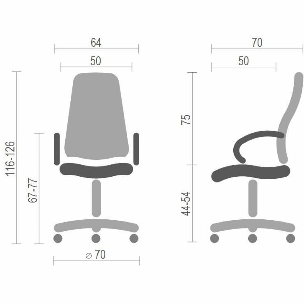 Кресло игровое Аклас Канон PL TILT Черное (20973) изображение 4