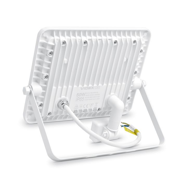 Прожектор Videx LED 50W 5000K з датчиком руху (VL-F2e505W-S) зображення 2
