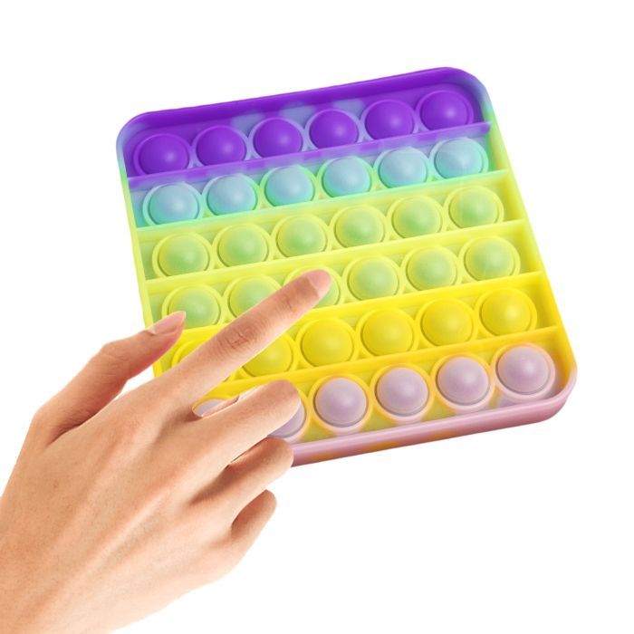 Антистресс Sibelly антистресс Pop It Square Glow in Dark (SB-PPIT-SQL-GD) изображение 3
