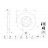 Тормозной диск Bosch 0 986 479 173 изображение 5