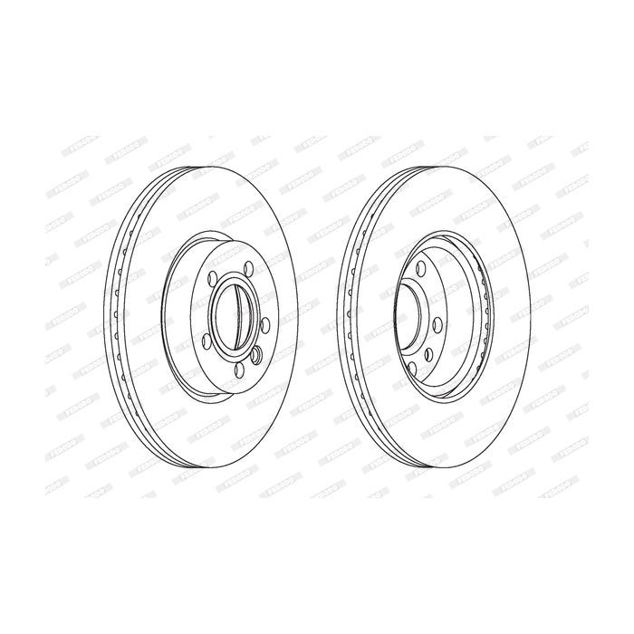 Тормозной диск FERODO DDF1160C