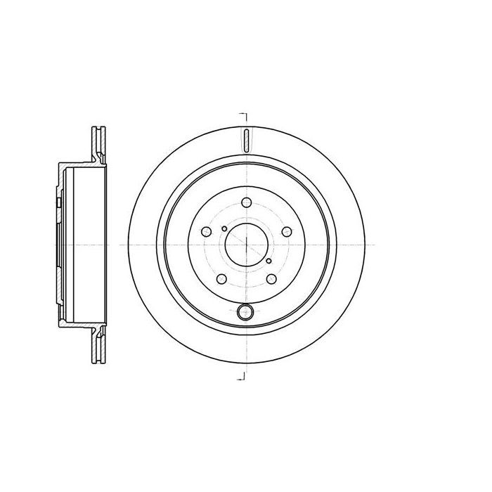 Тормозной диск REMSA 61042.10