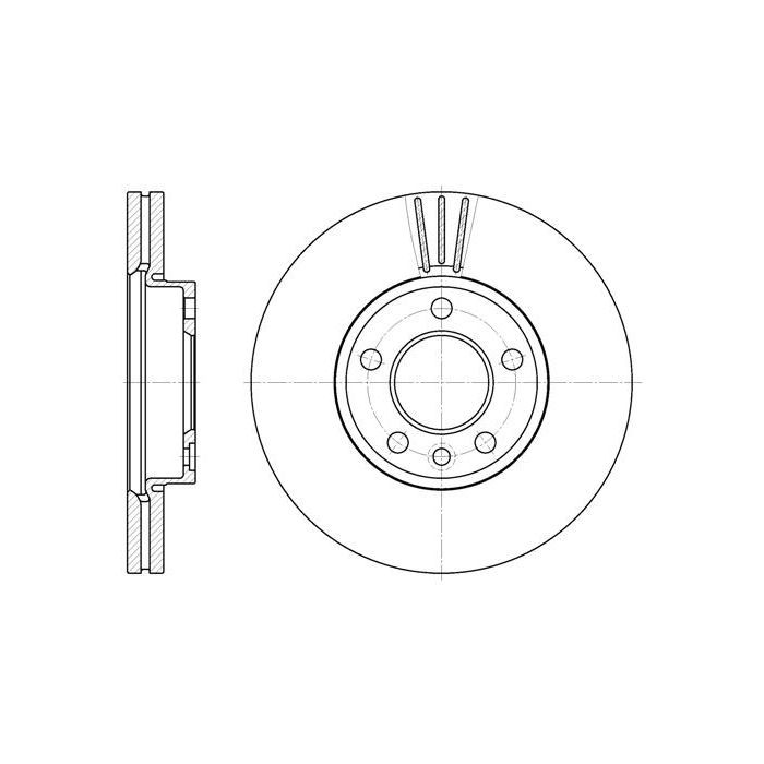 Тормозной диск REMSA 6708.10