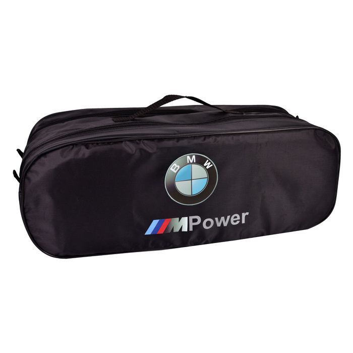 Сумка-органайзер Poputchik в багажник BMW M-Power черная (03-017-2Д)
