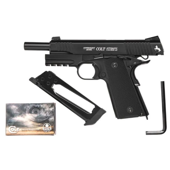 Пневматичний пістолет Umarex Colt M45 CQBP Black Blowback (5.8176) зображення 3