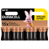 Батарейка Duracell AA лужні 10 шт. в упаковці (5002508/5006461) изображение 2