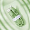 Дата кабель USB 2.0 AM to Lightning 1.2m 2.4A green Baseus (CALDC-06) изображение 6