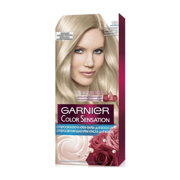 Краска для волос Garnier Color Sensation 101 Платиновый ультраблонд 110 мл (3600541929852)