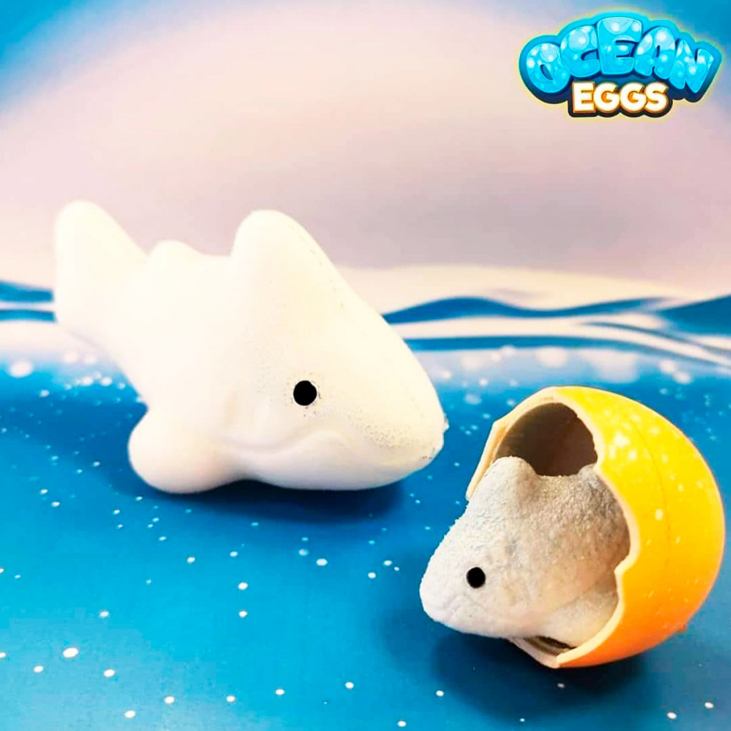 Игровой набор #sbabam Растущая игрушка в яйце «Ocean Eggs» - Повелители океанов и (T001-2019) изображение 4
