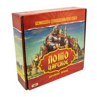 Настольная игра Strateg Лото с деревянными бочонками Царское (русский язык) (342)