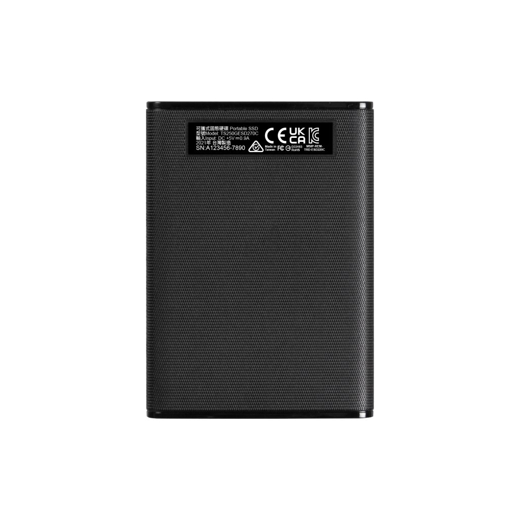 Накопитель SSD USB 3.1 250GB Transcend (TS250GESD270C) изображение 6