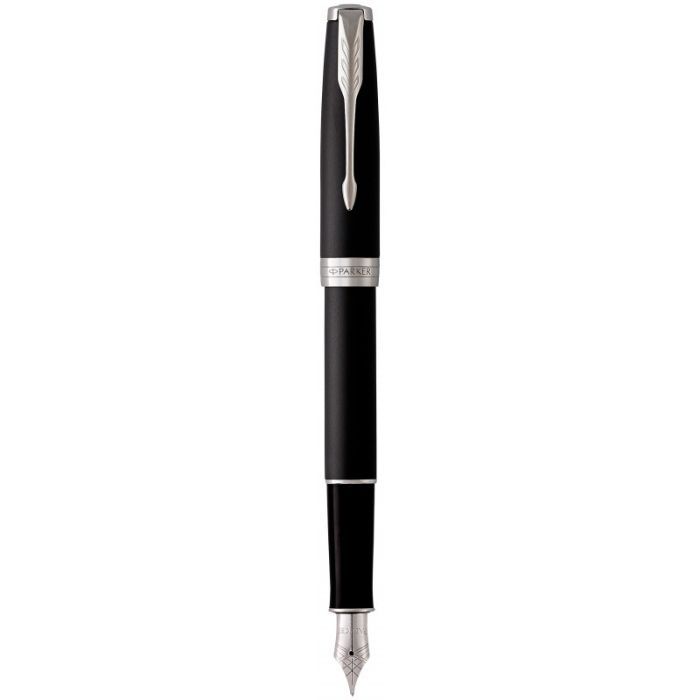 Ручка перьевая Parker SONNET 17 Matte Black Lacquer CT  FP F (84 911)