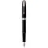 Ручка перьевая Parker SONNET 17 Matte Black Lacquer CT  FP F (84 911)